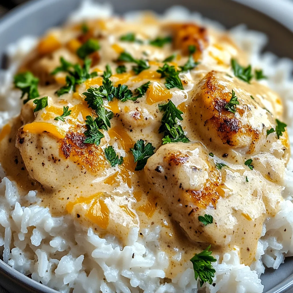 How to Make Creamy Smothered Chicken and Rice – Easy Dinner Idea