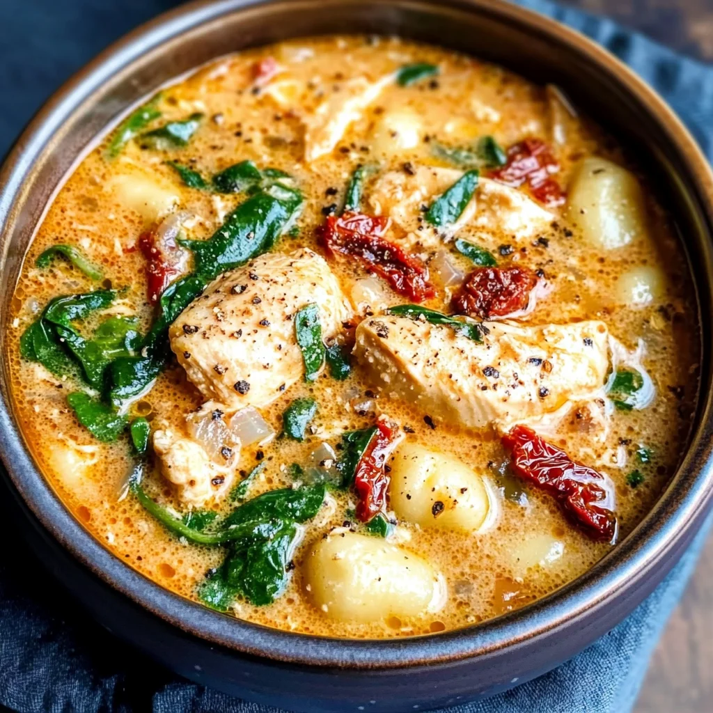 Italian Chicken Gnocchi Soup Recipe