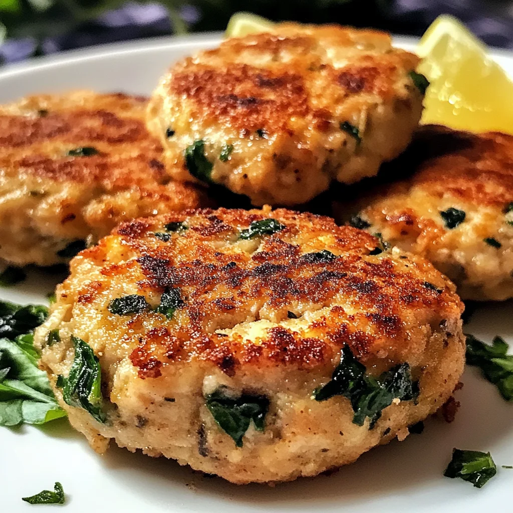 Mediterranean Chicken Patties