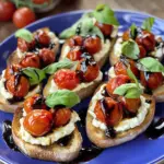 Ricotta Bruschetta with Roasted Tomatoes