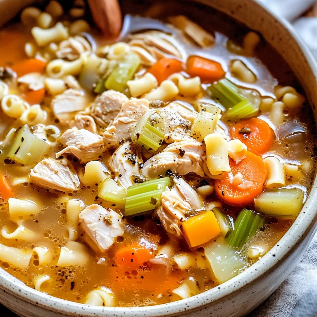 Sicilian Chicken Soup