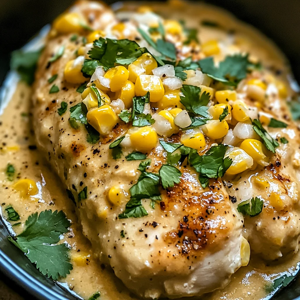 Slow Cooker Street Corn Chicken: Creamy Comfort in Every Bite