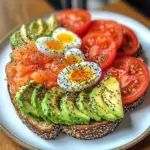Smoked Salmon & Avocado Toast Power Plate