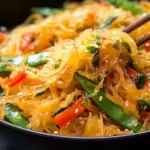 Spaghetti Squash Chow Mein