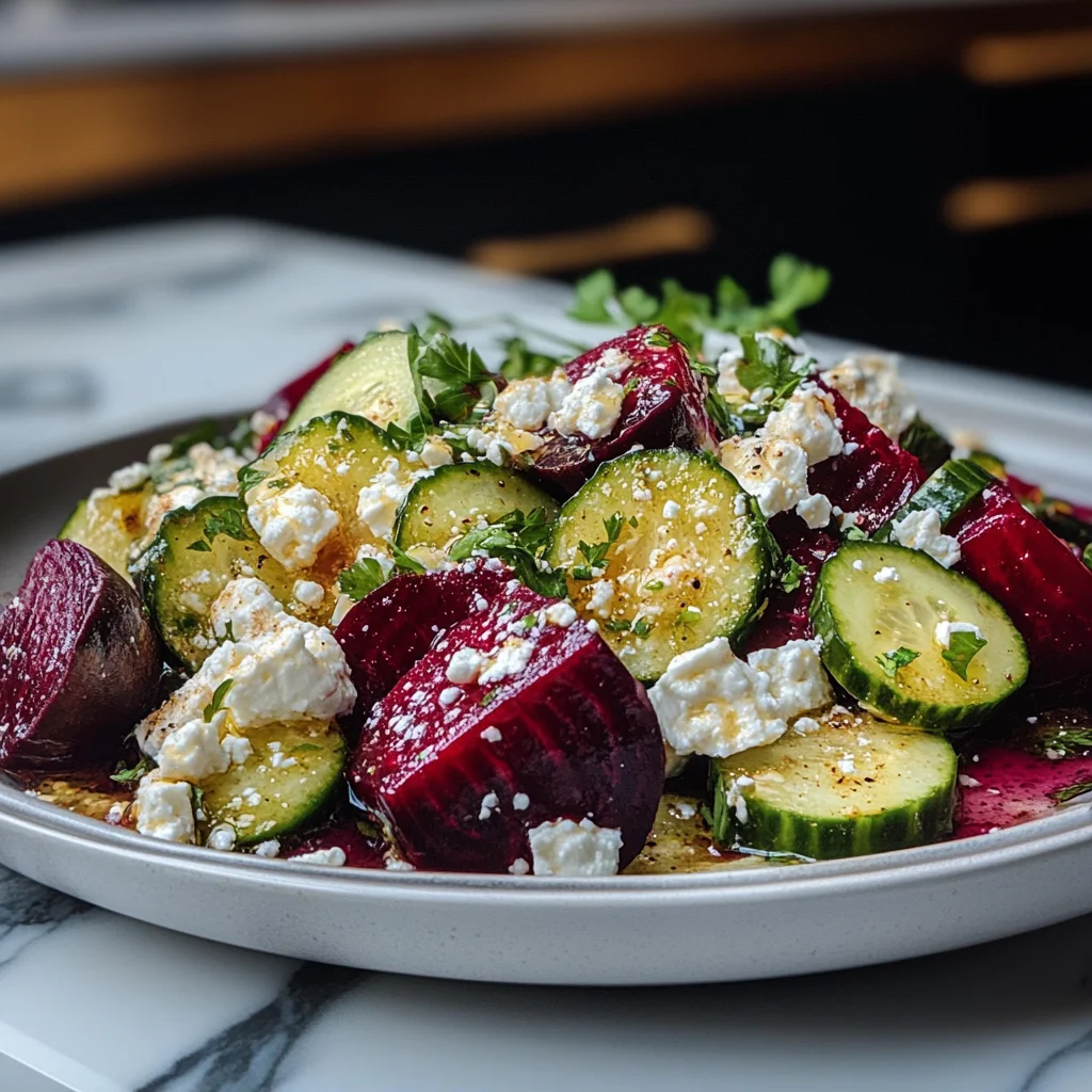 Beet Salad with Feta and Cucumber: A Fresh Summer Favorite