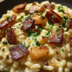 Caramelized Onion Turkey Turkey Bacon Risotto: A Creamy Delight for Your Dinner Table