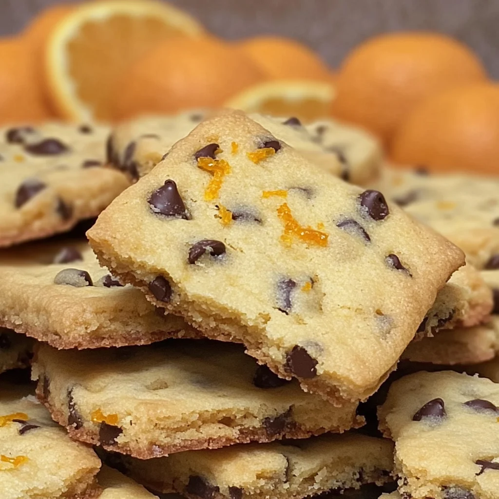 Chocolate orange shortbread