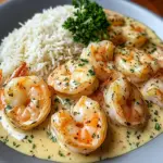 Creamy Garlic Butter Shrimp with Rice: A Quick and Comforting One-Pan Meal