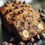 Easy Peanut Butter Chocolate Chip Banana Bread Recipe