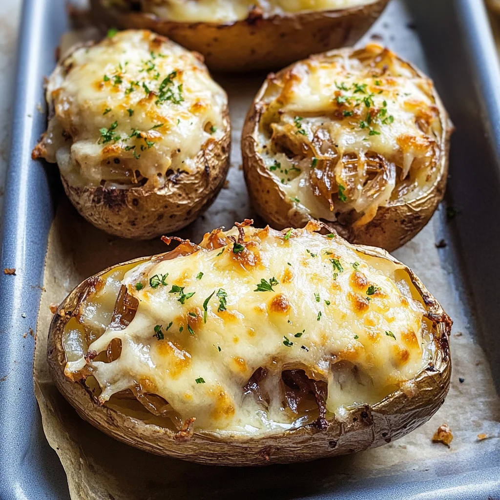 French Onion Baked Potatoes