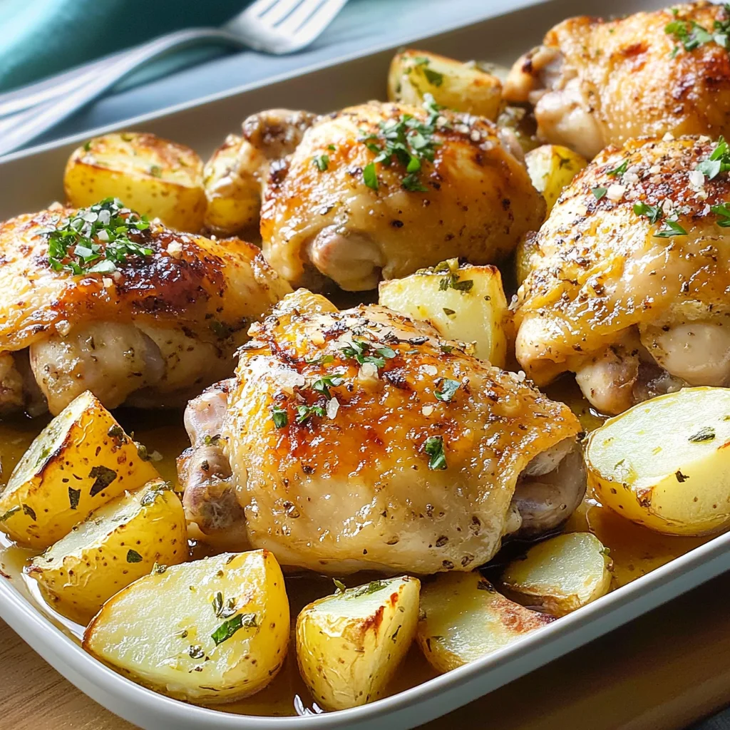 Greek Lemon Chicken and Potatoes