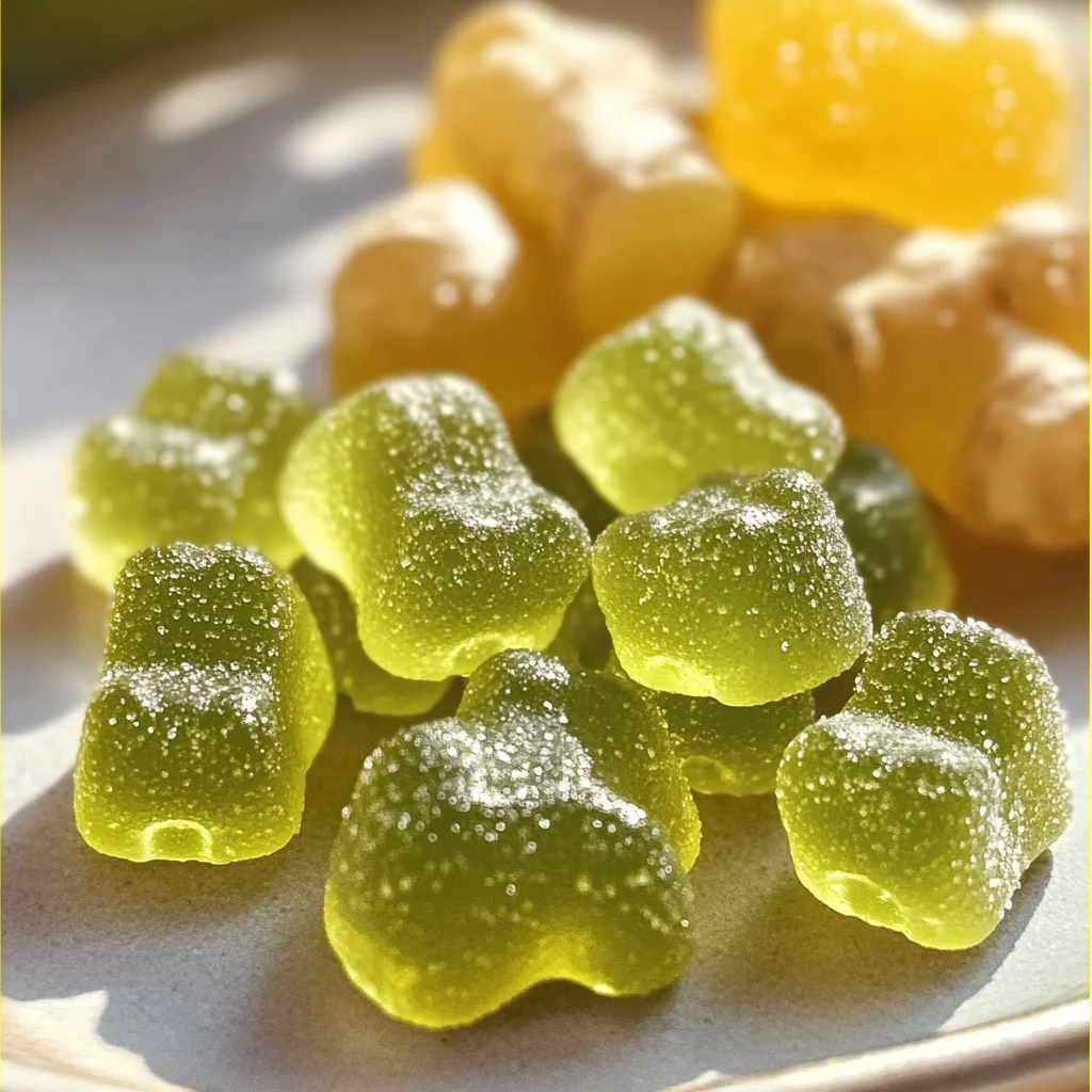 Green Tea, Lemon & Ginger Gummies
