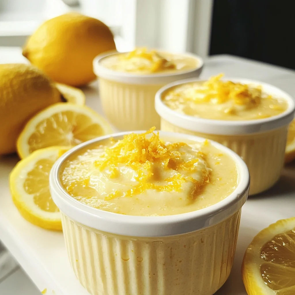 Mary Berry Lemon Pots