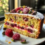 Raspberry Orange Pistachio Ricotta Cake: A Flavor Delight