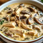 Rotisserie Chicken Mushroom Soup