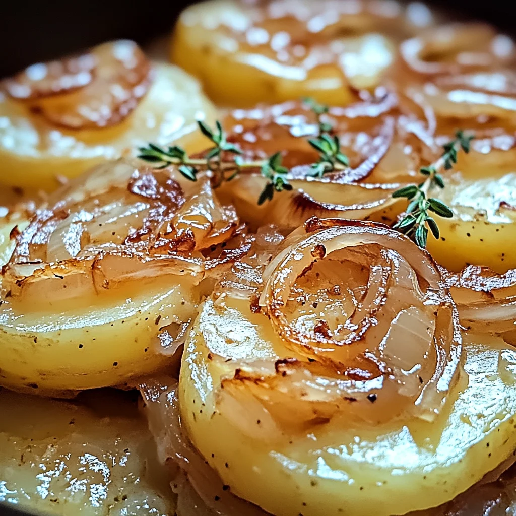 Savory French Onion Potato Bake