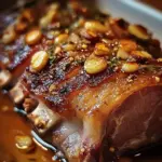 Slow-Roasted Garlic-Honey Mustard Confit Lamb Shoulder