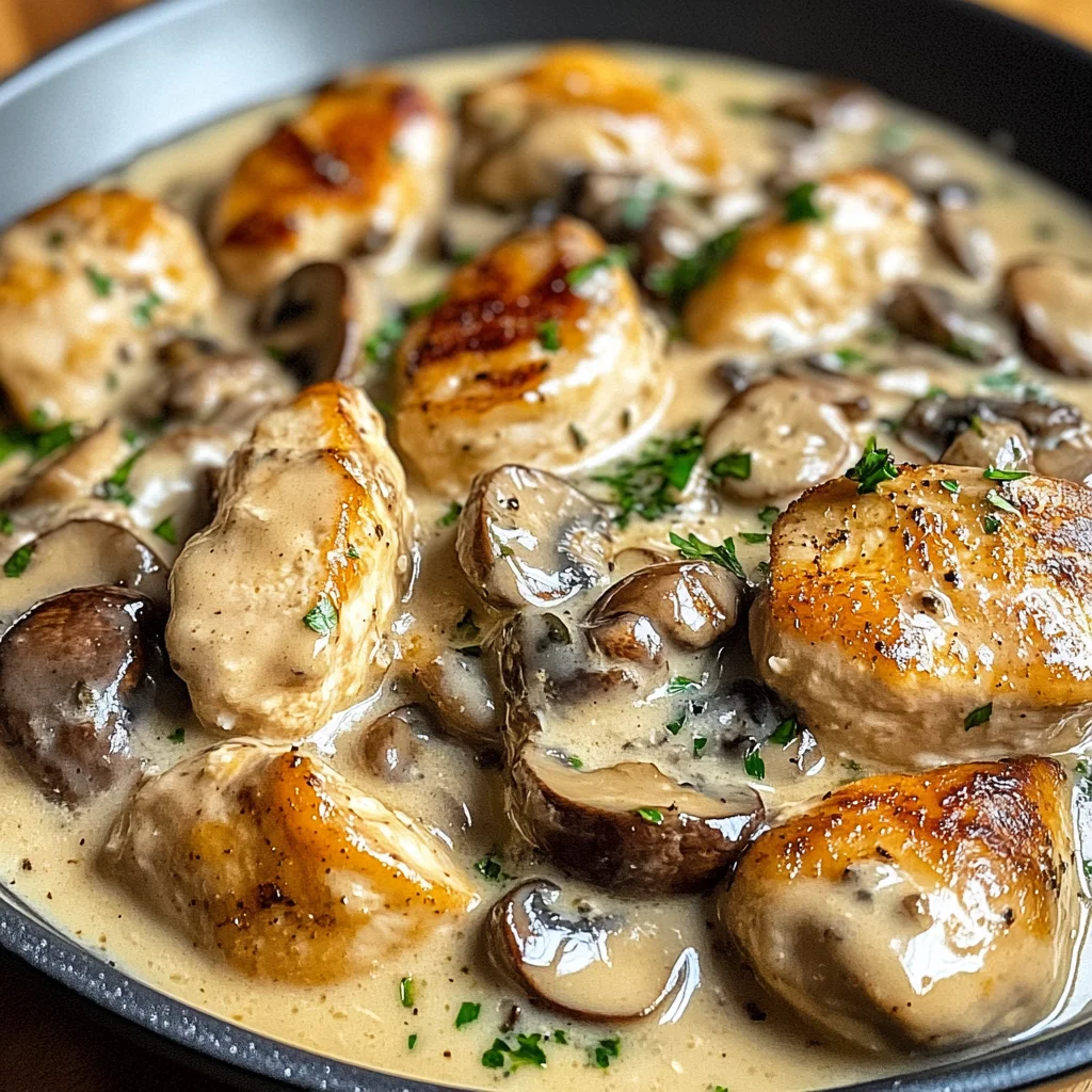 ????️ Creamy Chicken Stroganoff – Ready in 30 Minutes!