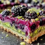 Blackberry Pistachio Dream Bars: Irresistible Homemade Bliss
