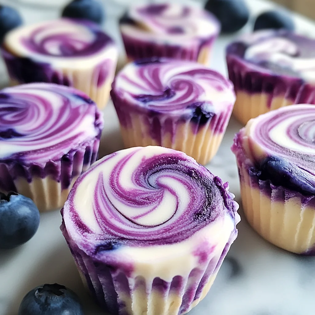 Blueberry Swirl Yogurt Bites