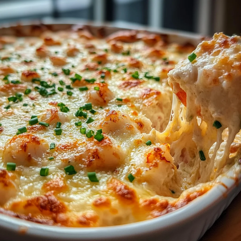 Cheesy Shrimp & Crab Bake Dip