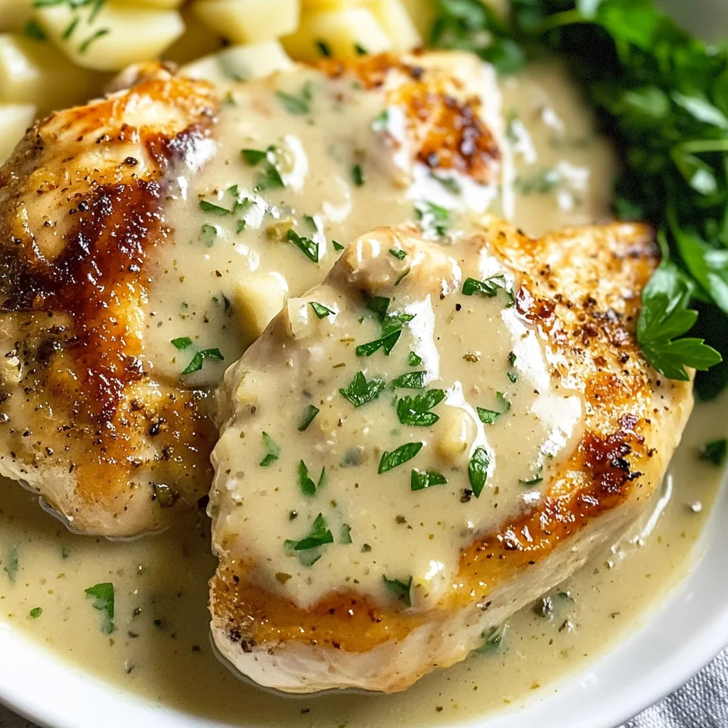 Chicken in White apple vinegar Sauce
