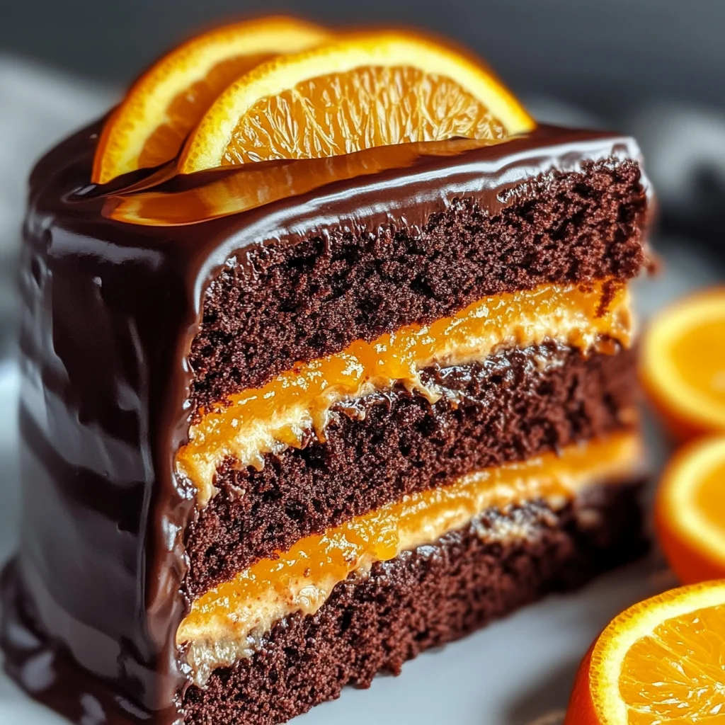 Chocolate Orange Layer Cake with Ganache: A Delightful Recipe!