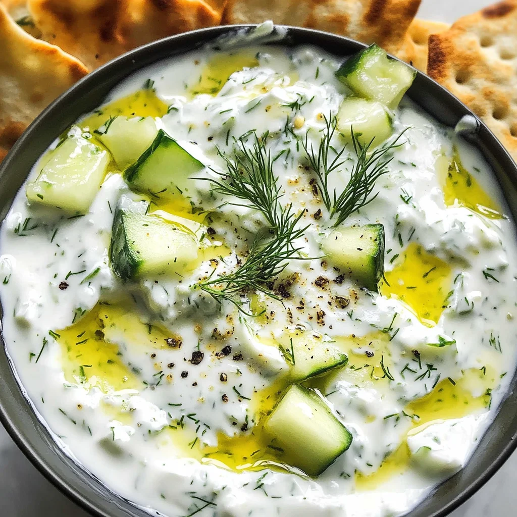 Easy 10 Minute Healthy Tzatziki Sauce