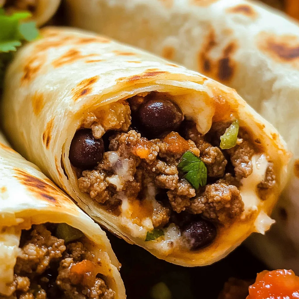Easy Beef Burritos {30 Minute Recipe}