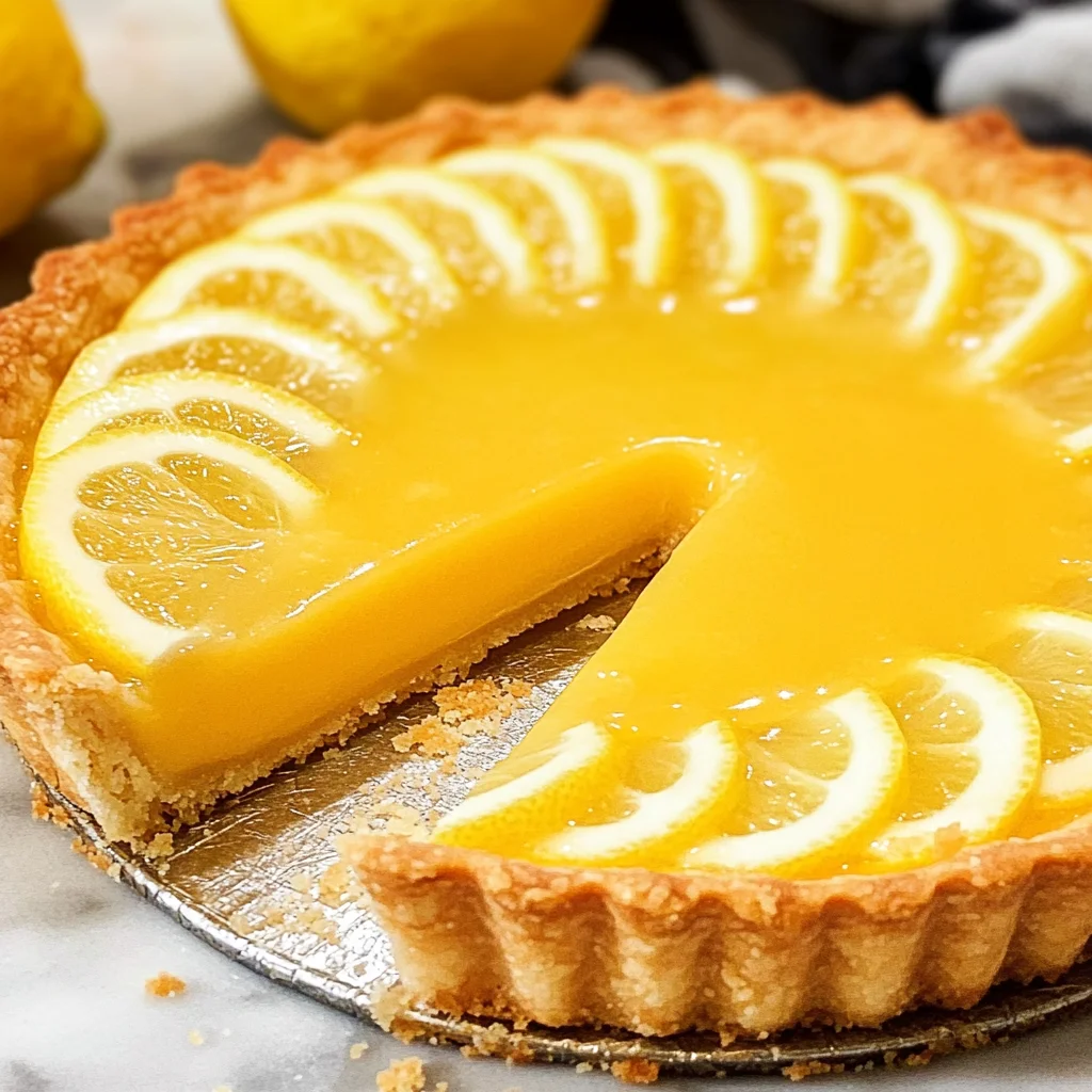 French Lemon Tart W/ Lemon Curd