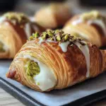 Irresistibly Flaky Pistachio Filled NYC Croissant Rolls