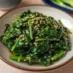 Korean Spinach Side Dish (Sigeumchi Namul)
