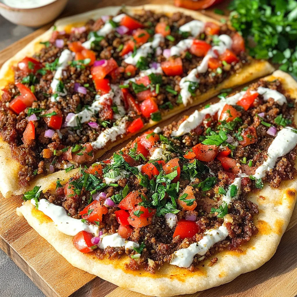 Lamb Lahmacun (Turkish Pizza)