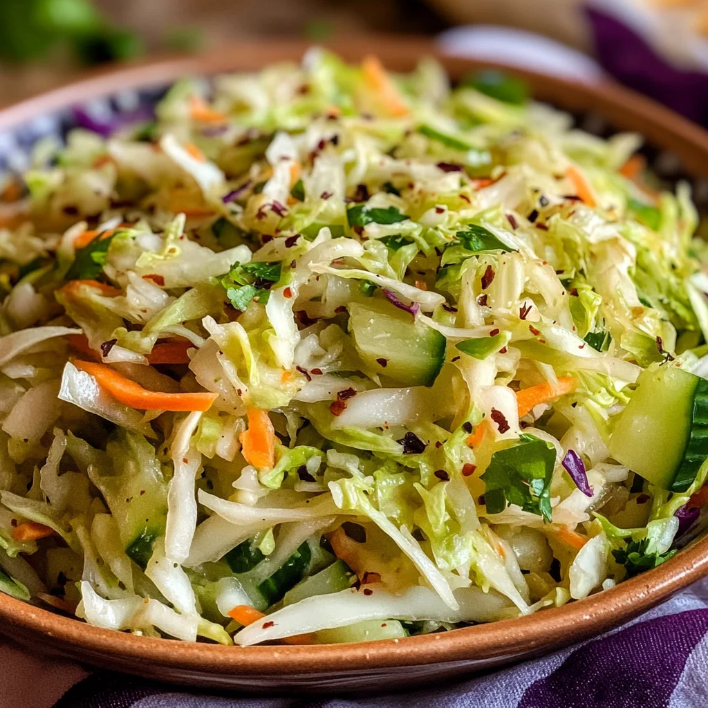 Middle Eastern Style Cabbage Salad