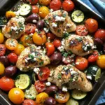 Sheet Pan Greek Chicken and Veggies (Easy One-Pan Meal)