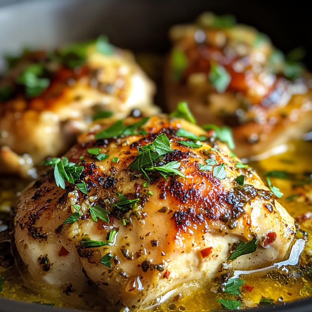 Slow Cooker Garlic Butter Chicken