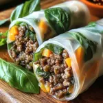Thai Basil Beef Rolls That Will Spice Up Your Weeknight Dinner