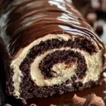 Triple Chocolate Roll Cake