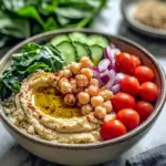 20-Minute Mediterranean Quinoa Bowls with Hummus