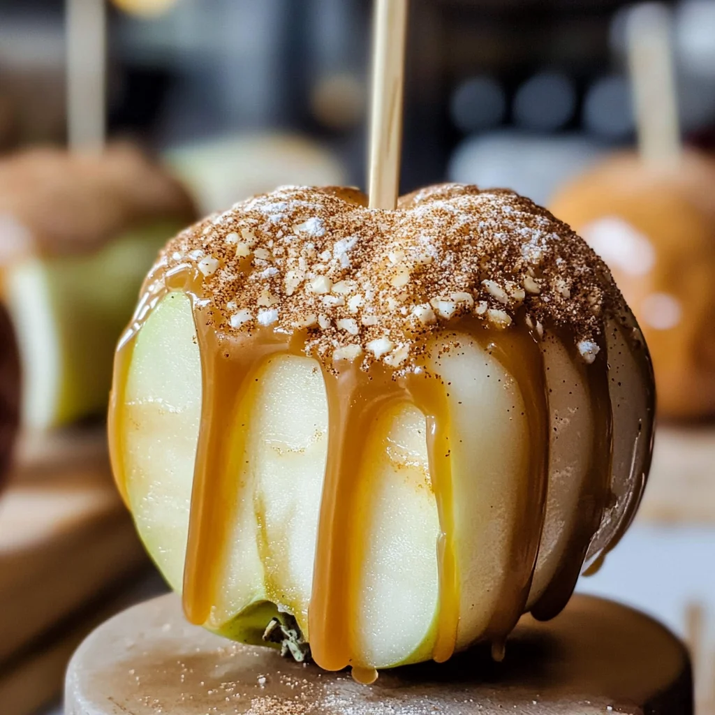 Apple Pie Caramel Apples