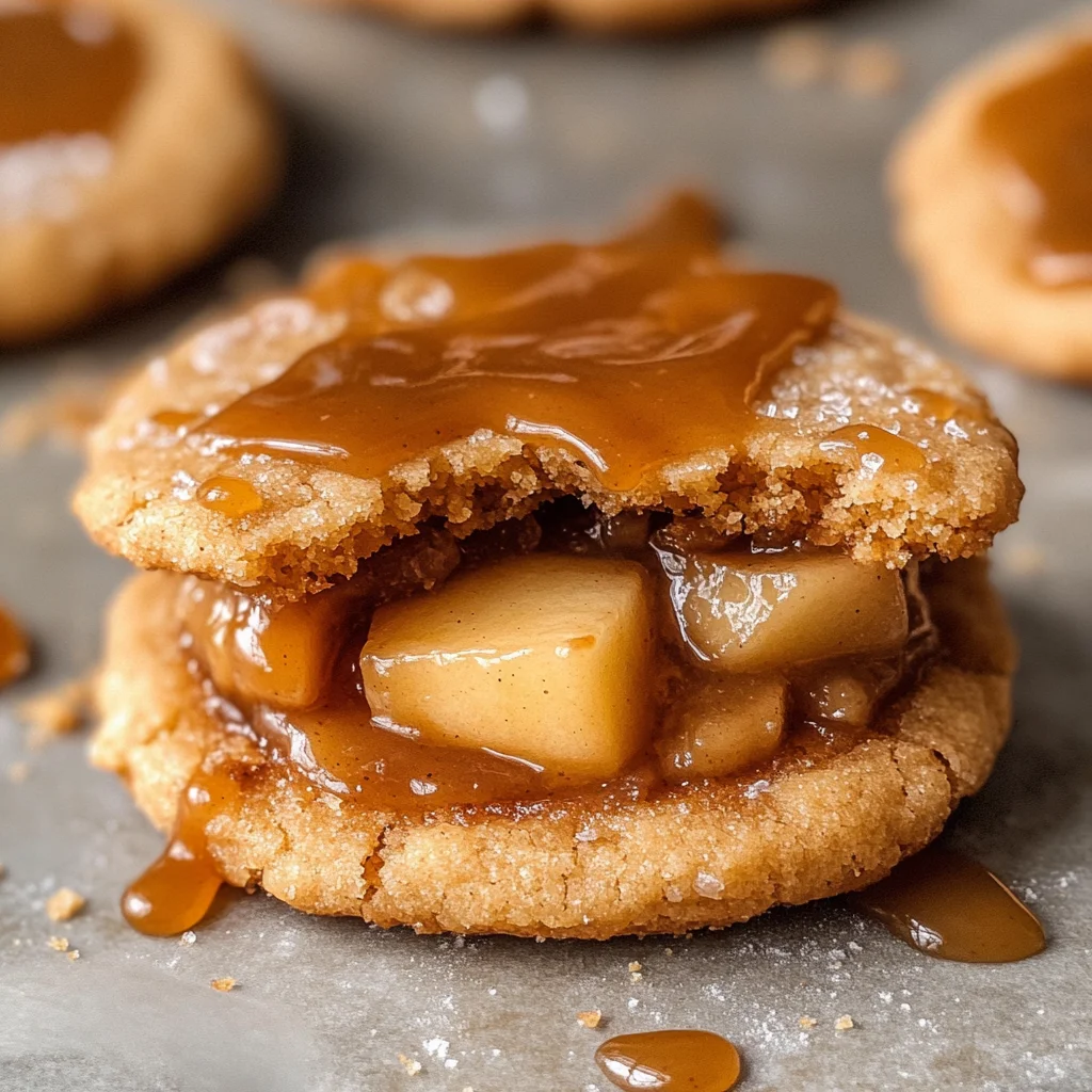 Caramel Apple Pie Cookies