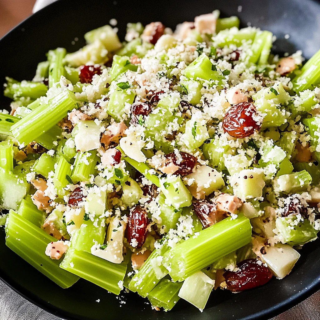 Celery Parmesan Date Salad
