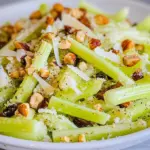 Celery Salad with Parmesan and Toasted Hazelnuts
