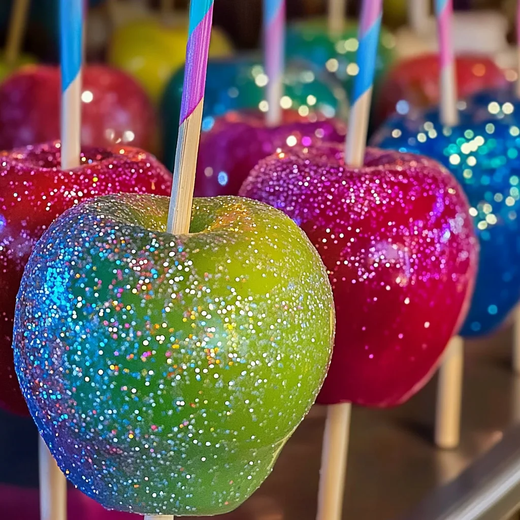 Colorful Candy Apples Recipe | Easy Festive Treats