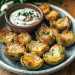 Crispy Baked Artichoke Hearts with Garlic Aioli Bliss