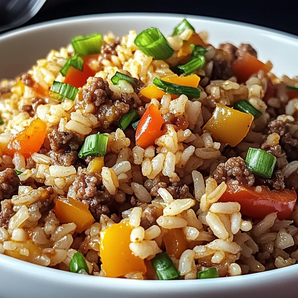Dirty Rice with Ground Beef