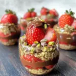 Dubai Chocolate Strawberry Cups Recipe