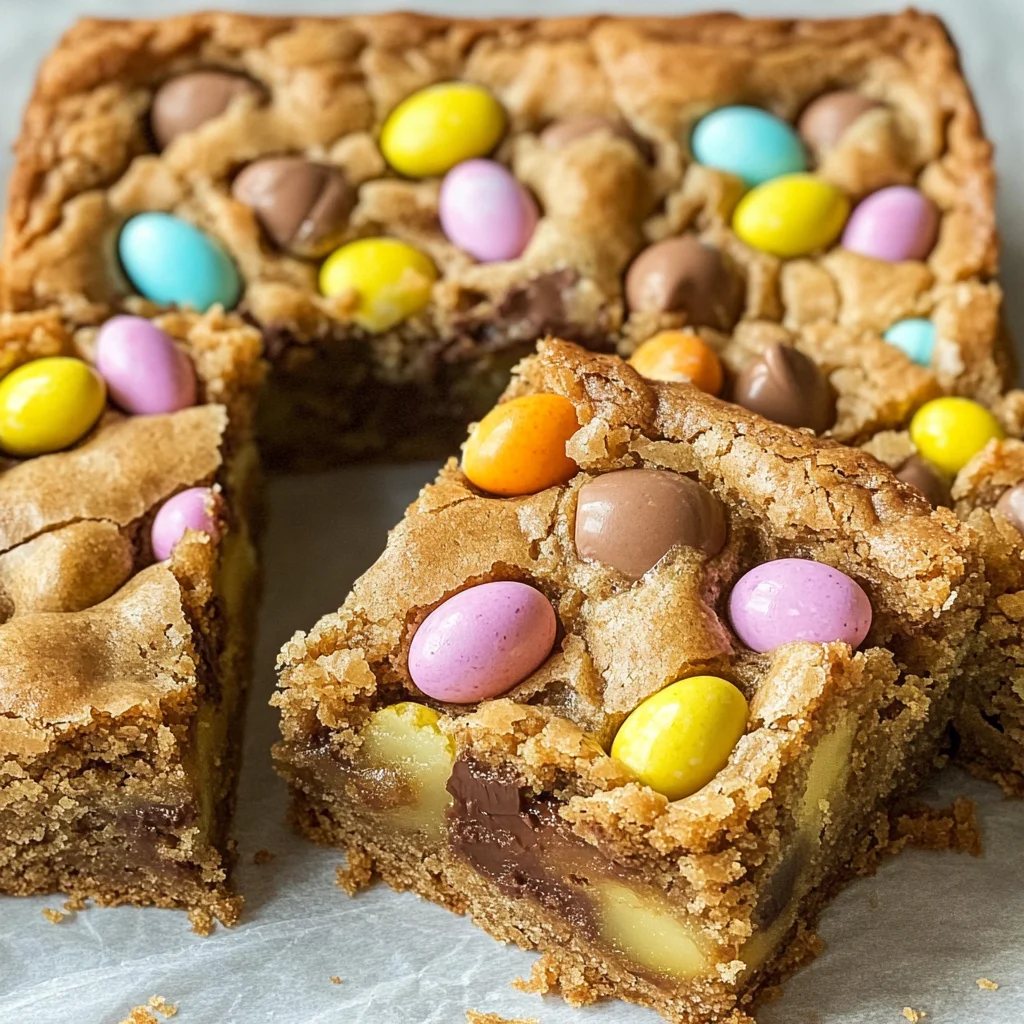 Easter Cadbury Mini Egg Blondies