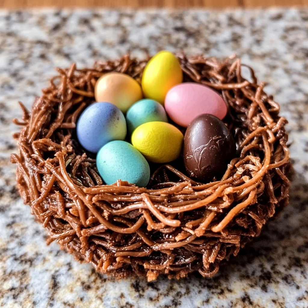 Easy Birds Nests Cookies Recipe