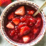 Easy homemade strawberry sauce